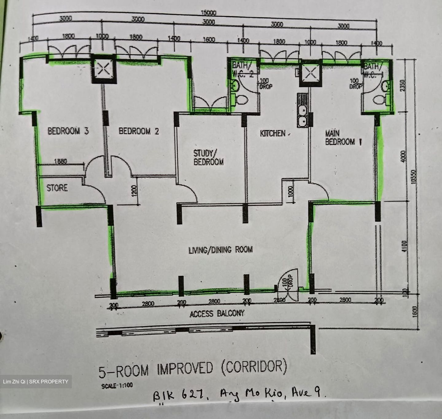 Blk 627 Ang Mo Kio Avenue 9 (Ang Mo Kio), HDB 5 Rooms #550613331